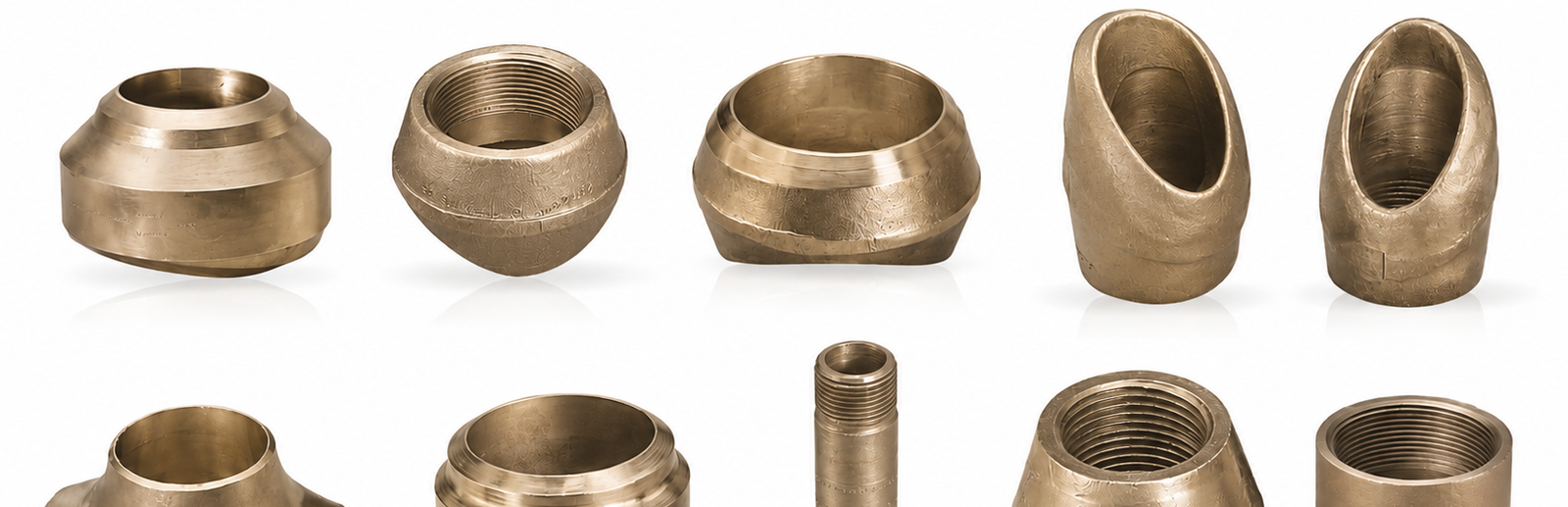 Copper nickel weldolet and sockolet branch outlet forged fittings