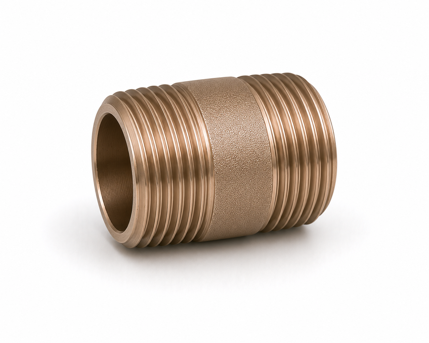 Copper nickel Close Nipple forged fitting — Threaded
